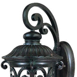 Naples 1-Light Marbelized Mahogany Wall Light