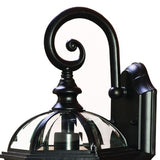 Matte Black Eastern Lantern Wall Light