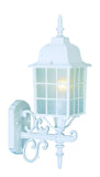 White Window Pane Lantern Wall Sconce