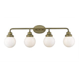 Portsmith 4-Light Raw Brass Vanity