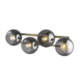 Lunette 2-Light Aged Brass Sconce