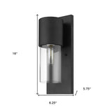 Silver Narrow Wall Light with Frosted Glass Shade