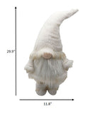 Winter White Chic Fabric Gnome