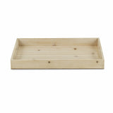 19" Natural Minimalist Wooden Tray