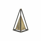 Narrow Metal Triangular Decorative Sculpture