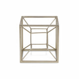 Metal 3D Cube Decorative Sculpture