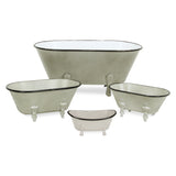 Jumbo Light Gray Bathtub Decorative Sculpture