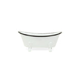 Petite White Bathtub Decorative Sculpture