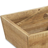 Four Compartment Wooden Caddy