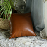 Set of 2 Brown Boho Geometric Throw Pillow Covers