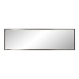 Brushed Titanium Rectangular Full Length Wall Mirror