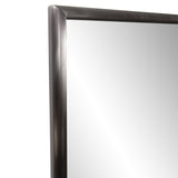 Brushed Titanium Rectangular Full Length Wall Mirror