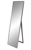 Warm Gray Faux Wood Rectangle Mirror