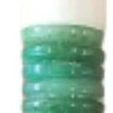 Light Green Jade Abacus Disc Decorative Calligraphy Brush