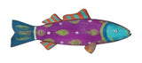 Rustic Purple Whimsy The Fish Wall Art