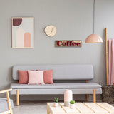 Rustic Vintage Gingerbread Red and White Wall Art