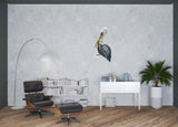 Blue Watercolor Pelican XL Wall Art