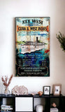 Key West Island Charters Wall Décor