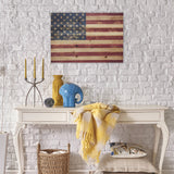 Striking Usa Flag Unframed Graphic Wall Art