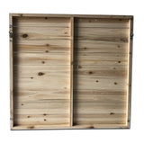 Pampas Leaves and Flower Bouquet Wood Plank Wall Art
