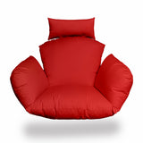 Primo Red Indoor Outdoor Replacement Cushion for Egg Chair