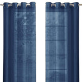 Set of Two 84" Sage Solid Modern Window Panels