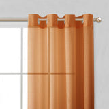 Set of Two 84" Rust Solid Modern Window Panels