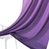 Set of Two 84" Purple Ombre Window Curtain Panels