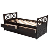 Espresso Twin Bed with Trundle