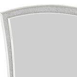 35" White Rectangle Dresser Mirror Mounts To Dresser With Frame