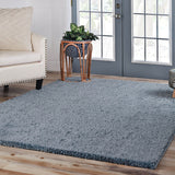 8' X 10' Beige Tufted Stain Resistant Area Rug