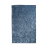 8' X 10' Blue Shag Stain Resistant Area Rug