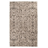 8' X 10' Bronze Floral Vines Power Loom Stain Resistant Area Rug