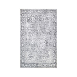 4' X 6' Charcoal Medallion Power Loom Stain Resistant Area Rug