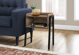 23" Black End Table With Drawer