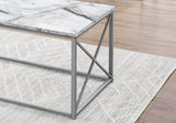 Set of Three 42" Black Metal Coffee Table