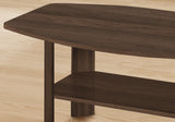 Set Of Three 36" Oak Rectangular Coffee Table With Three Shelves