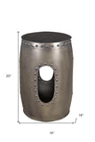 20" Copper Iron Round End Tables