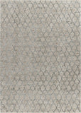 8' X 10' Beige Moroccan Stain Resistant Area Rug