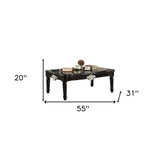 17" Chrome And Taupe Manufactured Wood And Metal Hexagon Nested Coffee Tables