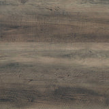 42" Black And Rustic Oak Rectangular Coffee Table With Two Shelves