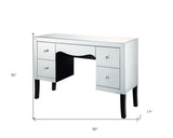 44" Mirrored Vanity Table