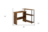 32" Black Writing Desk