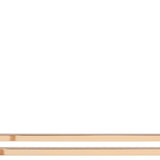 42" White and Gold Writing Desk
