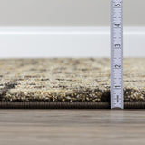 3' X 5' Brown Ombre Abstract Area Rug