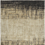 8' X 11' Brown Abstract Ombre Area Rug