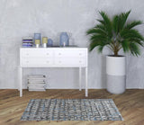 3' X 5' Grey Geometric Area Rug