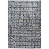 10' X 13' Grey Geometric Area Rug