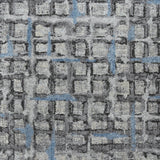 10' X 13' Grey Geometric Area Rug