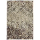 10' X 13' Brown Diamond Area Rug